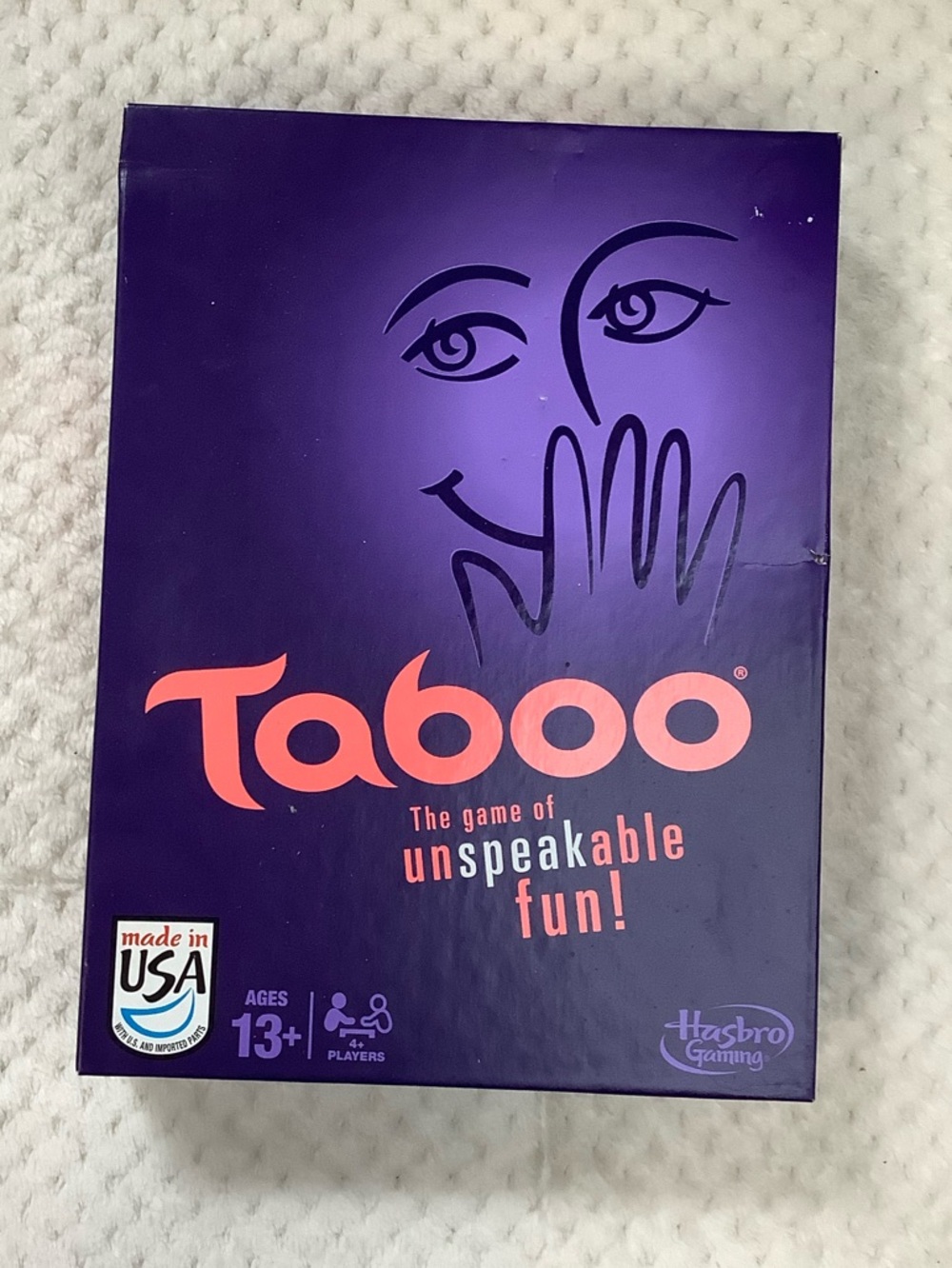 Taboo Board Game by Hasbro Gaming Complete Party Game 13+